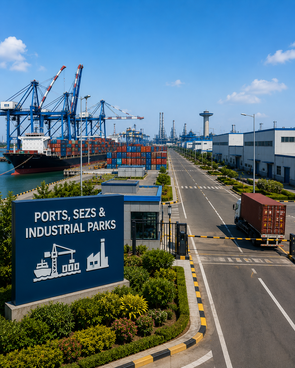 Ports, SEZs & Industrial Parks